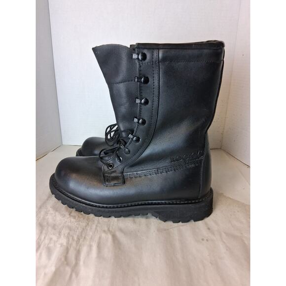 Rocky Intermediate Cold Wet Combat Boots Black 7.5 - Picture 2 of 8